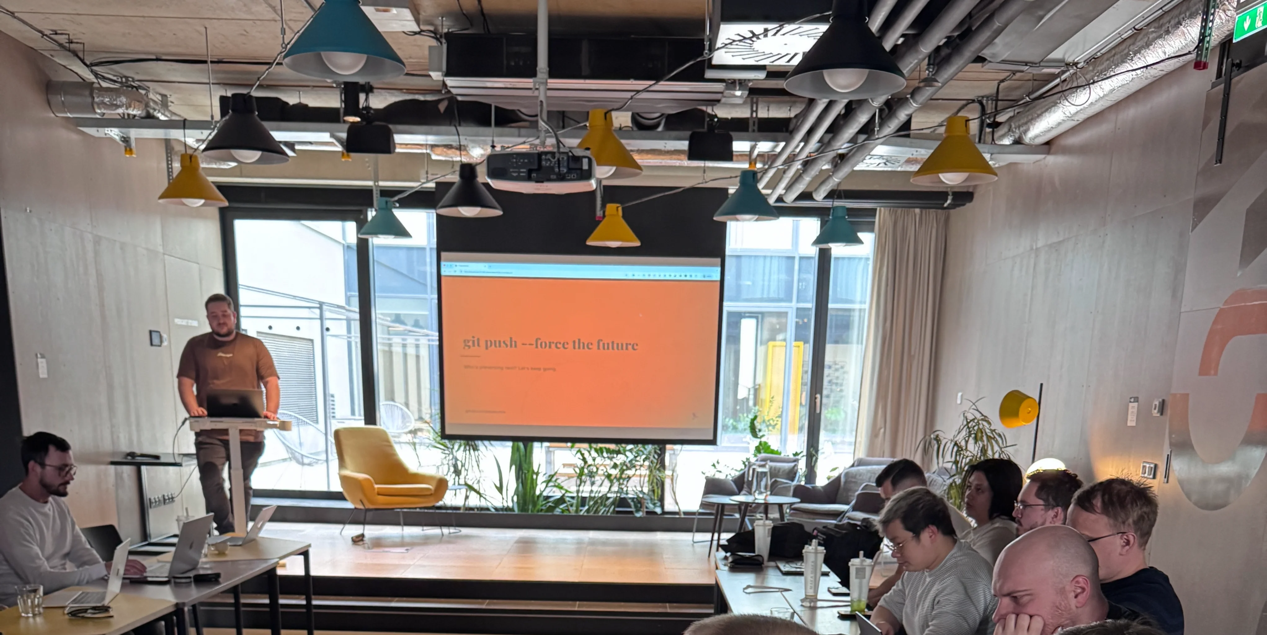 git push --force the future — jak jsem prezentoval pro Yolk Studio